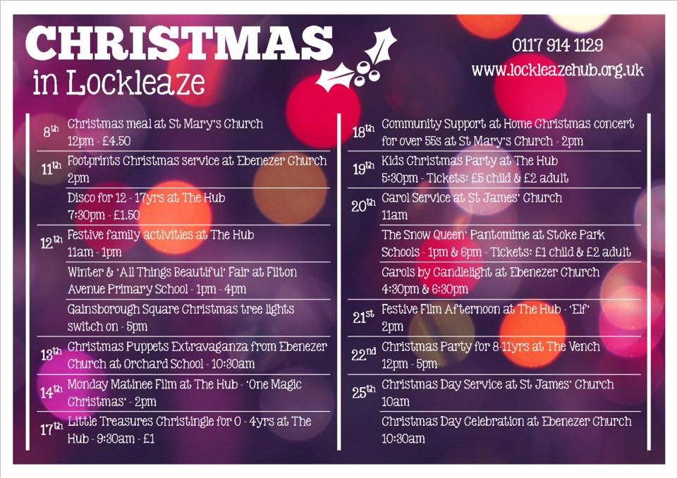 Christmas in Lockleaze - Christmas Events in Lockleaze