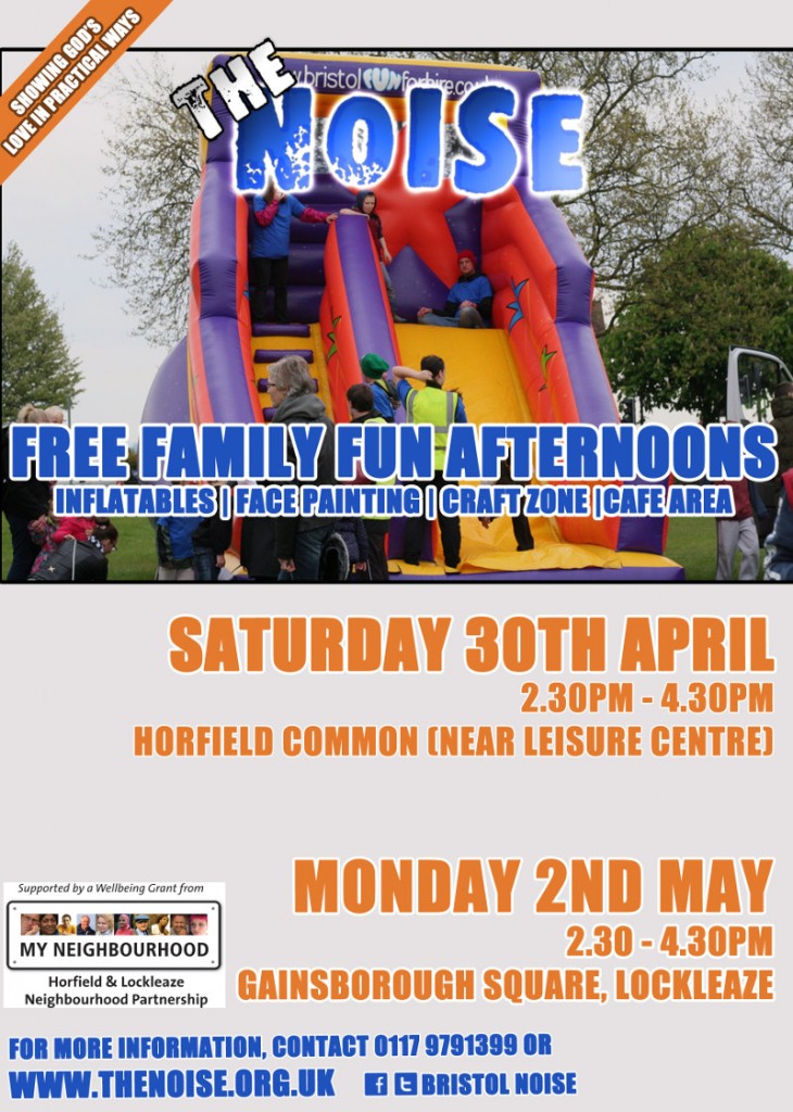 horfield lockleaze funafternoon poster 730x1024 - Family Fun Afternoons in Horfield and Lockleaze over the Bank Holiday weekend