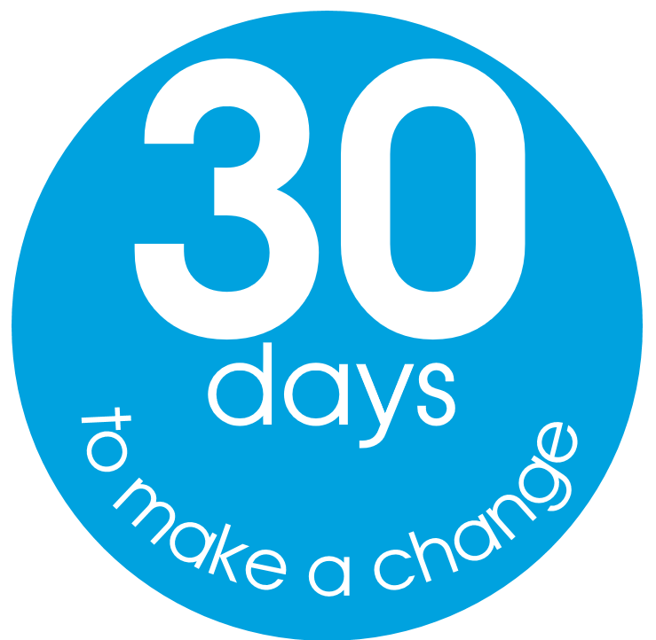 30 days e1484300942435 - 30 Days to Make a Change