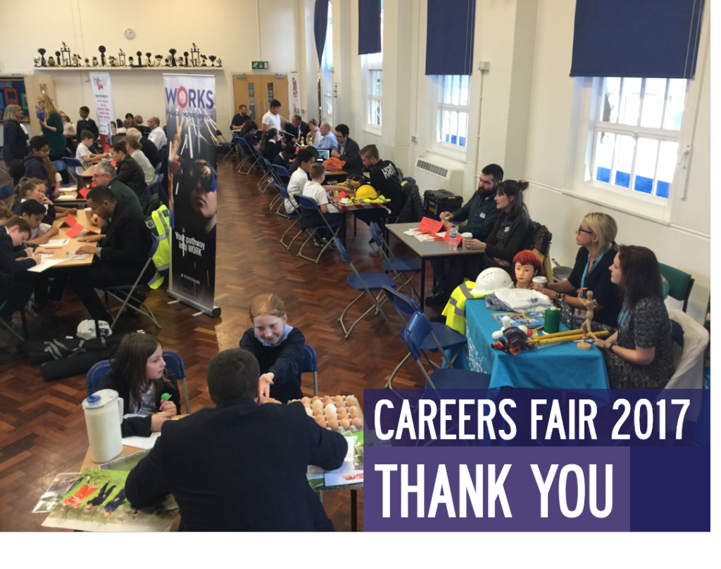 THANK YOU 1024x809 - A huge thank you to everyone who helped at our Careers Fair