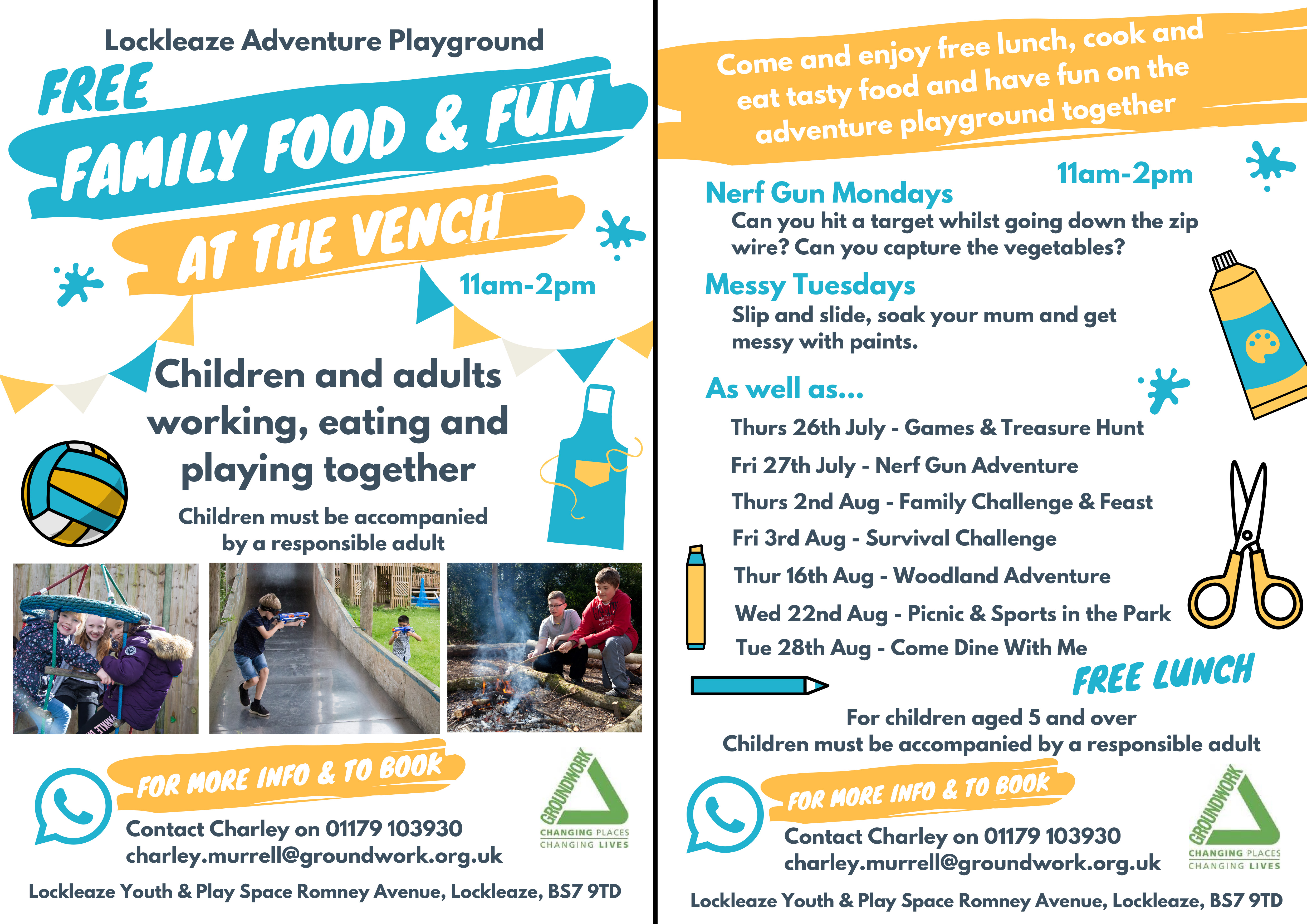 Family Food Fun Summer 2018 1 - Free Family Food and Fun Events in Lockleaze